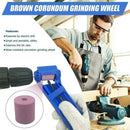 Corundum Wheel Drill Bit Sharpener Wear Resisting Grinding w/ Spanner Set