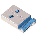 5 Pcs USB 3.0 A Type Male Plug Connector High-speed Data Transmission Kw