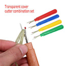 8pcs Handle Craft Plastic Thread Cutter Seam Ripper Stitch Unpicker Se IKR