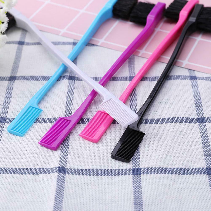 Double Sided Hair Edge Brush Hair Styling Hair Beauty Hairdress Comb (3pcs