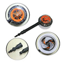 Car Rotating Round High Pressure Water-Gun Cleaning Car Wash Brush For Karc