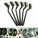 1pc Black Steel Small Brush Cleaning Brushes Wire Spark Wheel Rust Scrub ni E9K4