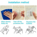 16 pieces wall hooks self-adhesive transparent hooks 7 cm x 7 cm hooks for  B5A1