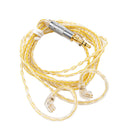 2Pcs Mixed Wired Headphones 200 Core 8 Stand Upgrade Audio Cable Wire 120cm