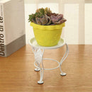 Iron Small Pot Stand Flower Stand Plants Stand Outdoor Indoor Succulent Pot W9E2