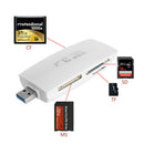 All in One USB3.0 High Speed Memory Card Reader For CF TF SDHC SD MS MicroSD MMC