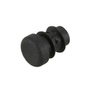 12 Pcs Plastic 12mm Pipe End Blanking Caps Bung Tube Insert Plug Round Blac V5Y2