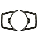 for Ford Mustang 2015-2017 Carbon Fiber Car Headlight Switch Cover Trim Fra