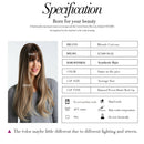 Women Mix Colors Gradient Long Straight Synthetic Wig 24" for Party/DailyUse