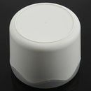 Round Plastic Single Watch Box with Sponge Cushion white I1Z9