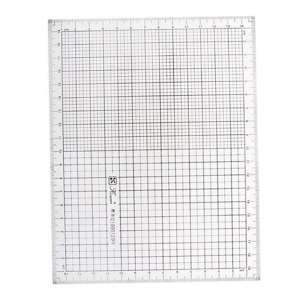 Acrylic Ruler Graph Scale Grid Ruler for Drawing Coordinate Science Supplies