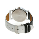 Black+ White Women Watch Cat Pattern Leather Band Casual Quartz Wrist Watch