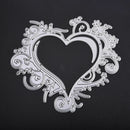 Lace Heart Stencil Scrapbooking Album Paper Card Embossing Cut Die$ Metal Q7W6
