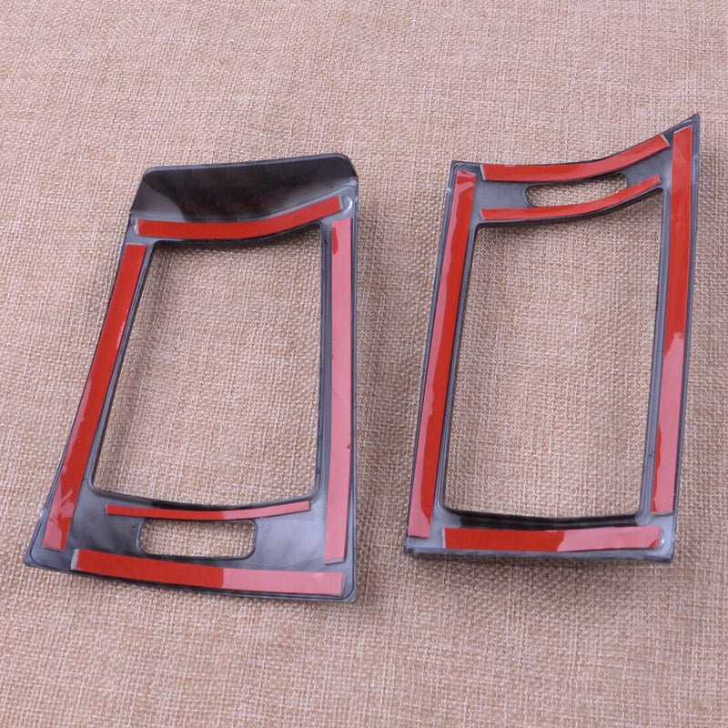 2X Carbon Fiber Style Side Air Vent Cover Trim fit for BMW X3 X4 F25 F26 2017 Hf