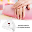 12 LED 36W Nail Art Dryer Light Manicure Drying Gel Polish UV Lamp (White) SN9F