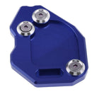 Side Stand Plate Kickstand Extension Pad For BMW F800GS 2008-2014 Blue