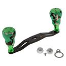 Carbon Fiber Fishing Reel Handle with EVA Knob for Baitcasting Reels, Green