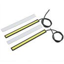 2x Super Bright Waterproof 12V COB White Car LED Light for DRL Fog Driving Lamp^