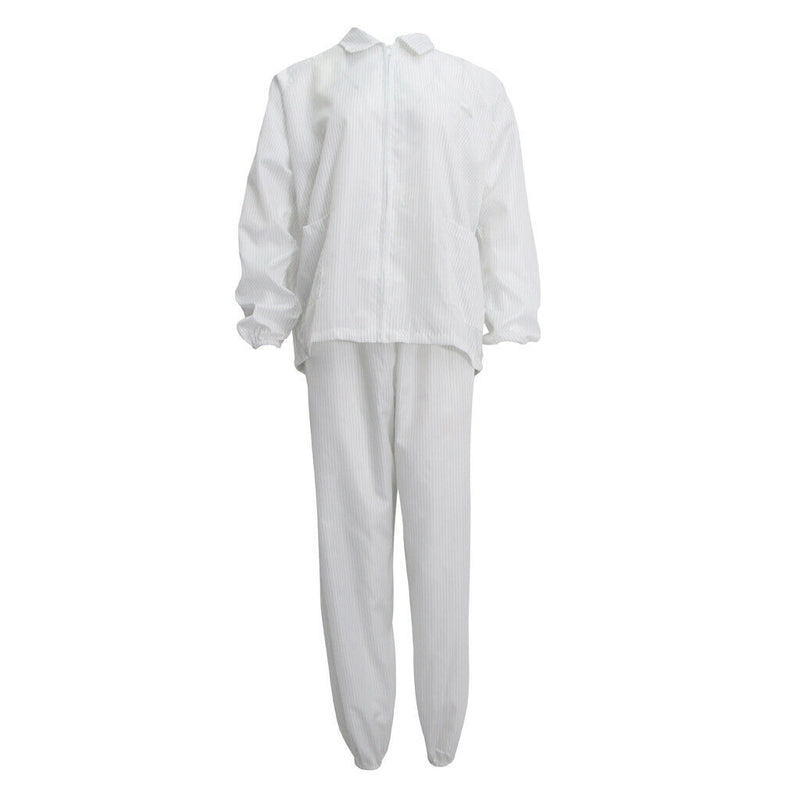 Protective Dustproof Anti-static Clothes for Auto Repair Work  White