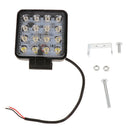 12V/24V Motorcycle Car 48W White 16LED Work Light Bar
