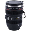 Mini Camera Lens Stainless Steel Thermos Travel Mug, Perfect for Camping/ H R1B9