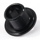 M18 MTB Bike Crank Cover Screw Cap Aluminum Alloy Crankset Fitting (Black) A