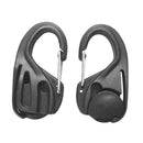 1 Pair Outdoor Tent Rope Carabiner Parachute Cord Fastener Camping Tool (S) A