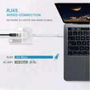 3 In 1 Charger Adapter For Type-C To Lan 100Mbps Ethernet Rj45 Adapter Otg