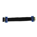 15cm PCI-E 1X Riser Card Flexible Ribbon Extender Extension Cable Cord