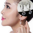 1 pair of stainless steel hoop earrings ladies unisex hoop earrings