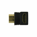 Fasdga HDMI adapter 90 degree right angle L - type (bottom)black
