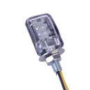 1Pcs 6Led Motorcycle Mini Turn Signal Light 12V Motorcycle Rectangular Ligh