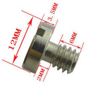 Screws 1/4" Tripod Quick Release Plate Flathead Slot For Universal Cameras