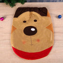 3pcs/set Elk Toilet Seat Cushion+ Tank Cover+ Foot Mat Christmas Ornaments