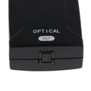 Coaxial Analog to Toslink Fiber Optical Digital Audio Adapter 24bit Black