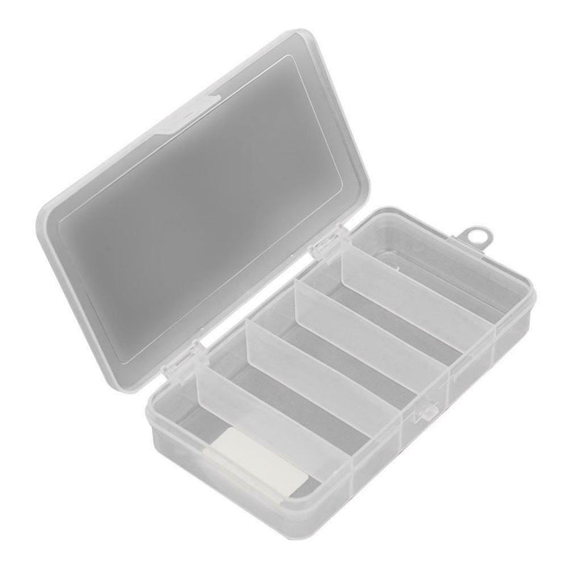 5 Compartments Large Size Fishing Tackle Box Storage Bait Lure Container