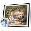 Painting By Numbers Kit DIY Girl Hand Painted Canvas Oil Art Picture Craft A