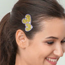 3pcs DIY Diamond Painting Hair Clip Rhinestone Love Heart Hairpin Headdress