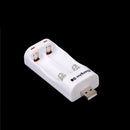 1Pcs USB Battery Charger for AA and AAA Battery 2Ports Battery Charger Nice ES
