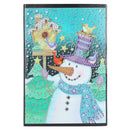 DIY Christmas Snowman Special Shaped Diamond Painting 60 Page A5 Diary Book