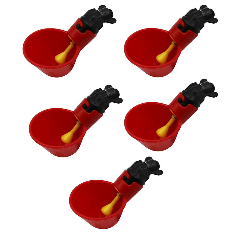 Float Chicken Waterer Cups Bowls Float Activated Cup with Mounting Hardware