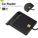 USB Smart Card Reader DNIE ATM CAC IC ID SIM Card Reader for Windows Linux