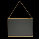 Metal & Glass Hanging Photo Frame Portrait & Landscape & Specimen 20x15cm