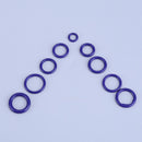 265pcs Assortment Kit Car HNBR Air Conditioning Rubber O Ring Seals Set Purple