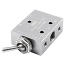 HL2501-V Carbon Steel Pneumatic Toggle Knob Switch Valve C7H3