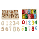120x Wooden Numbers Scrapbooking Embellishment Card Making Craft Kids Toys