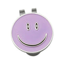 Magnetic Golf Hat Clip with Golf Ball Marker for Kids Women - Smile Face Pattern