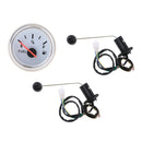 3 Pieces Sender Floating Boat Marine Car LED Display Level Gauge Sensor White