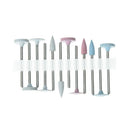 dental porcelain teeth polishing kit hp0312 for low speed handpiece 12polisherM&