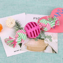 Double Knots Dogs Ball Toys Interactive Tooth Grinding Training Pet Supply